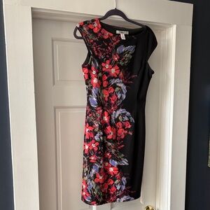 Chic Black Floral Mini Dress